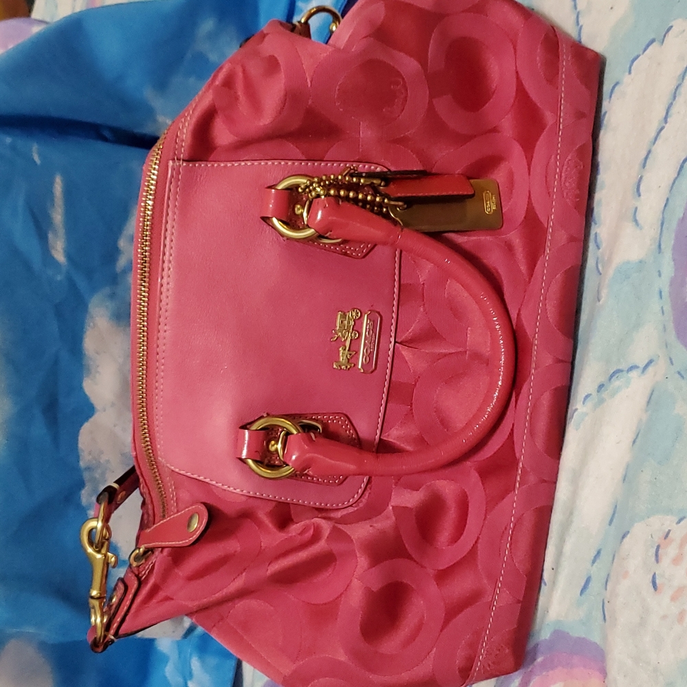 Pink Coach Purse